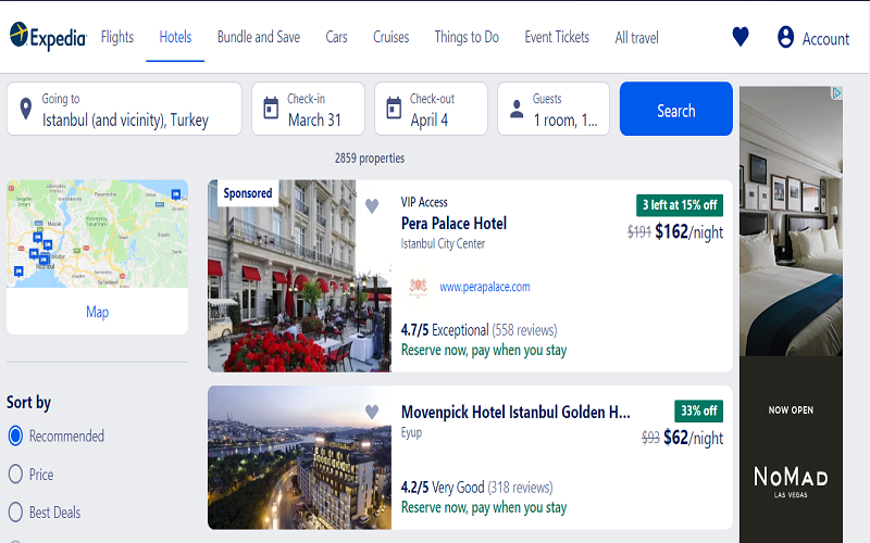ایکسپدیا (expedia)