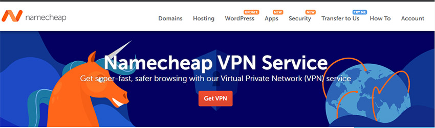 امکان خرید دامین از Namecheap و VPN