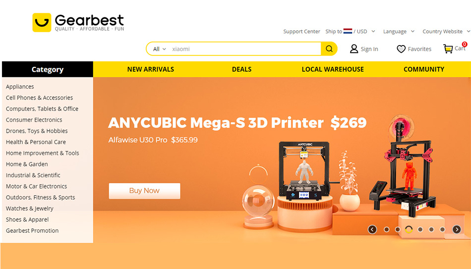 آموزش خرید از سایت GearBest