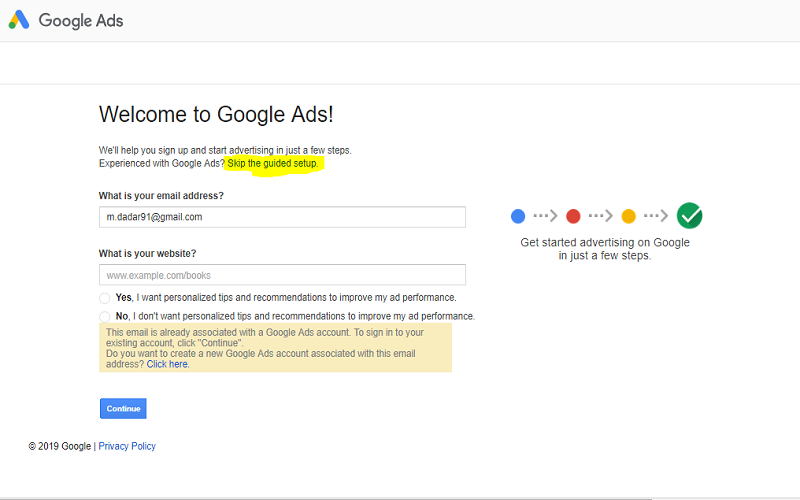 Google Adwords (گوگل ادوردز)  پرداخت