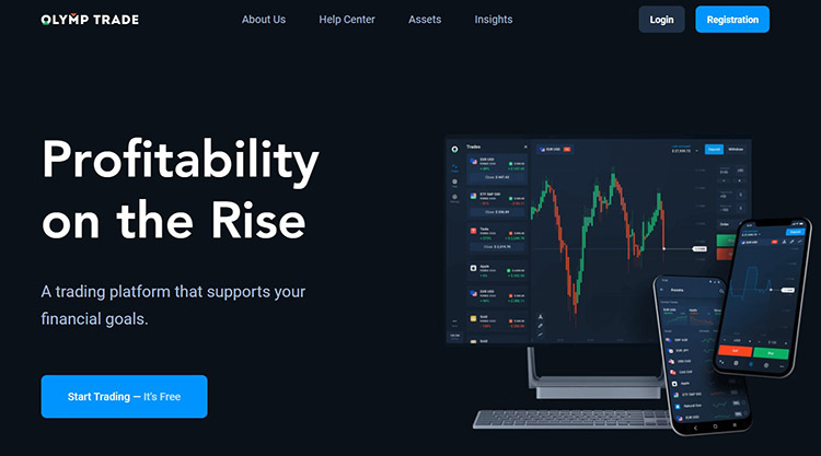 کسب درآمد از سایت olymp trade