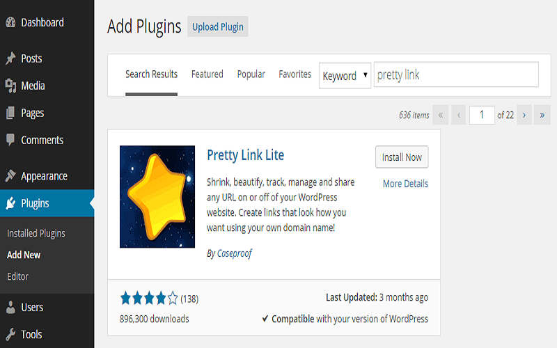 بهترین پلاگین های وردپرس petty link