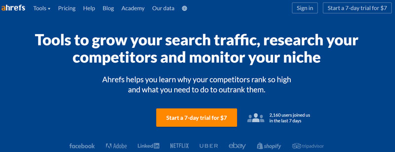 خرید اکانت سایت ahrefs