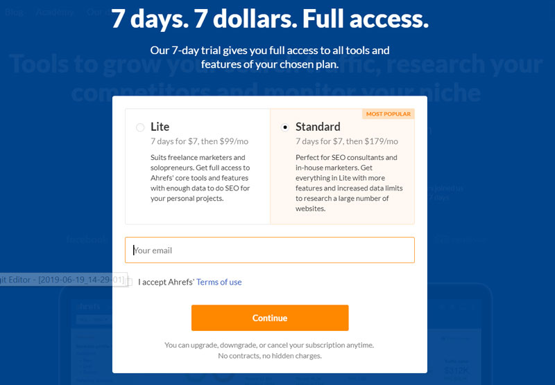 خرید اکانت سایت ahrefs