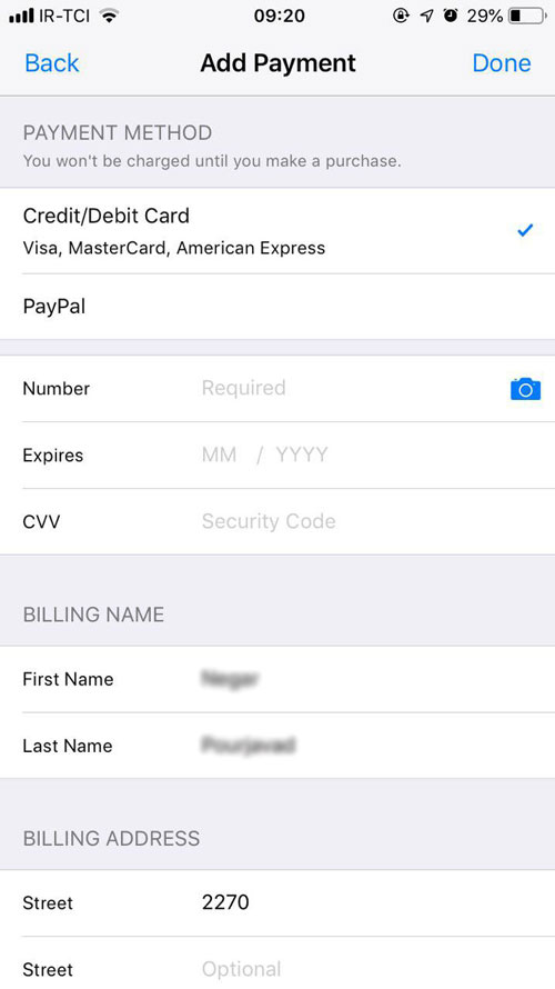 مراحل خرید از اپ استور (app store)
