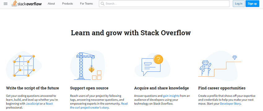 سایت Stackoverflow کد نویسی