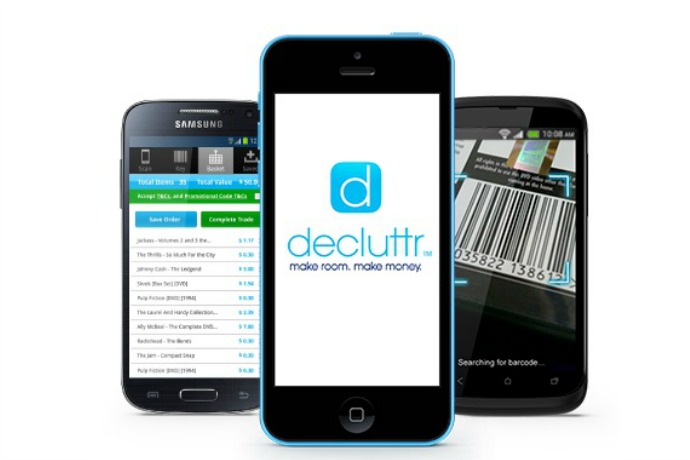 اپلیکیشن های موبایل برای درآمد decluttr