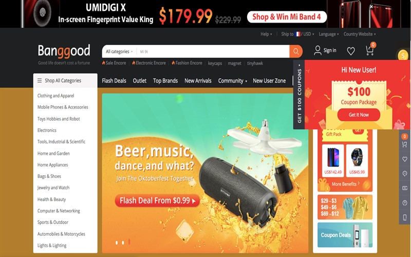 سایت بنگ گود Banggood