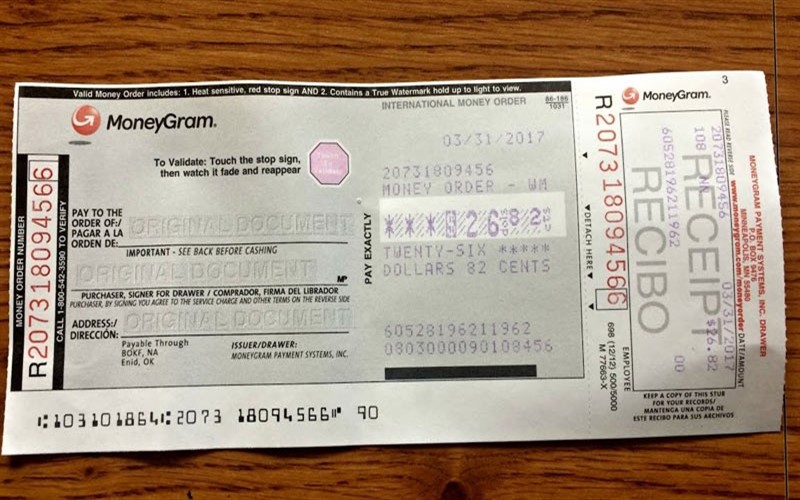 مانی اوردر (Money Order)