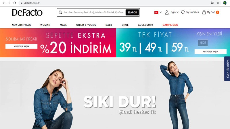 خرید از فروشگاه اینترنتی دیفاکتو