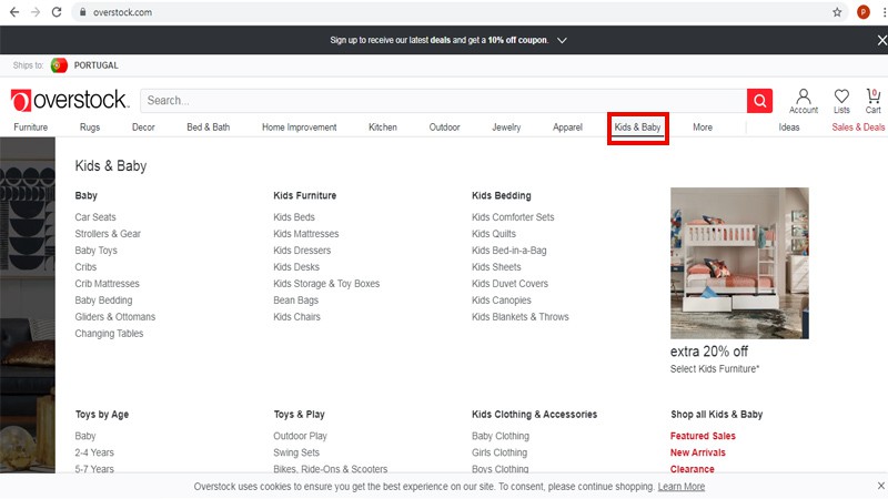 اوراستوک Overstock
