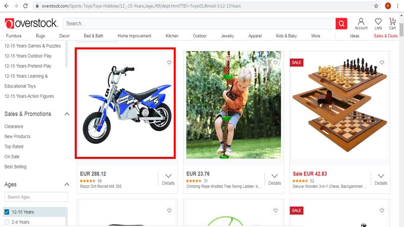 اوراستوک Overstock