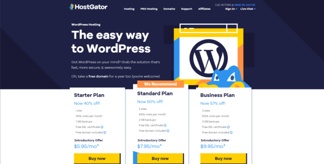 HostGator-بهترین هاست وردپرس 640x324