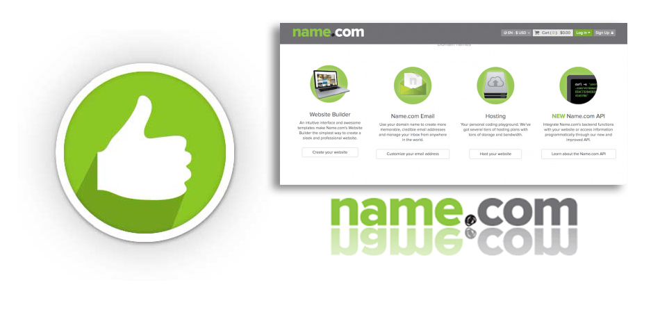 خرید دامین از Name.com
