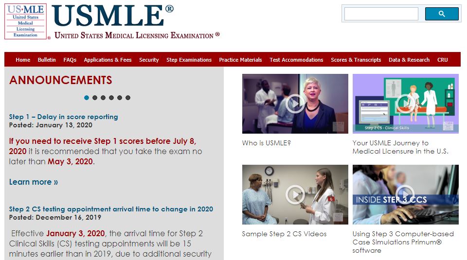 هزینه آزمون USMLE فیلم