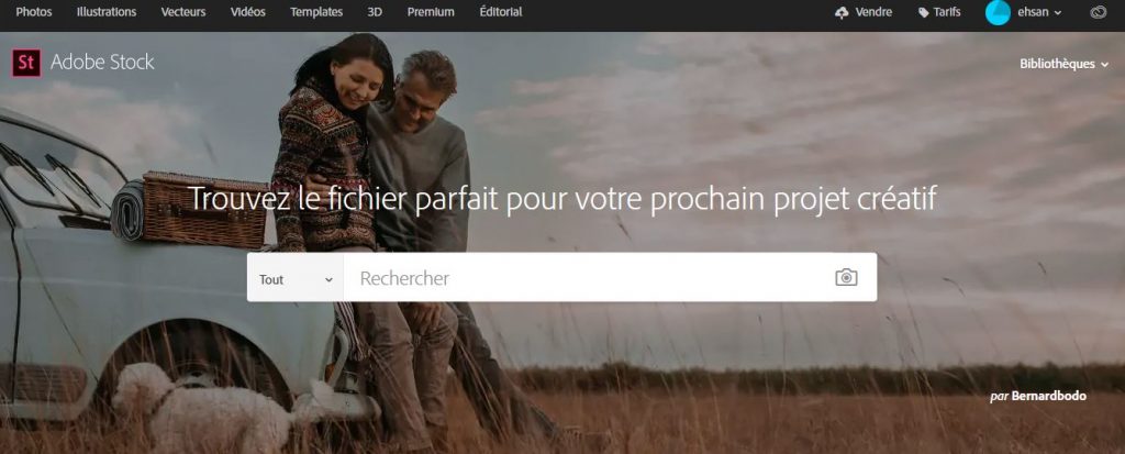 طریقه خرید از Adobe Stock