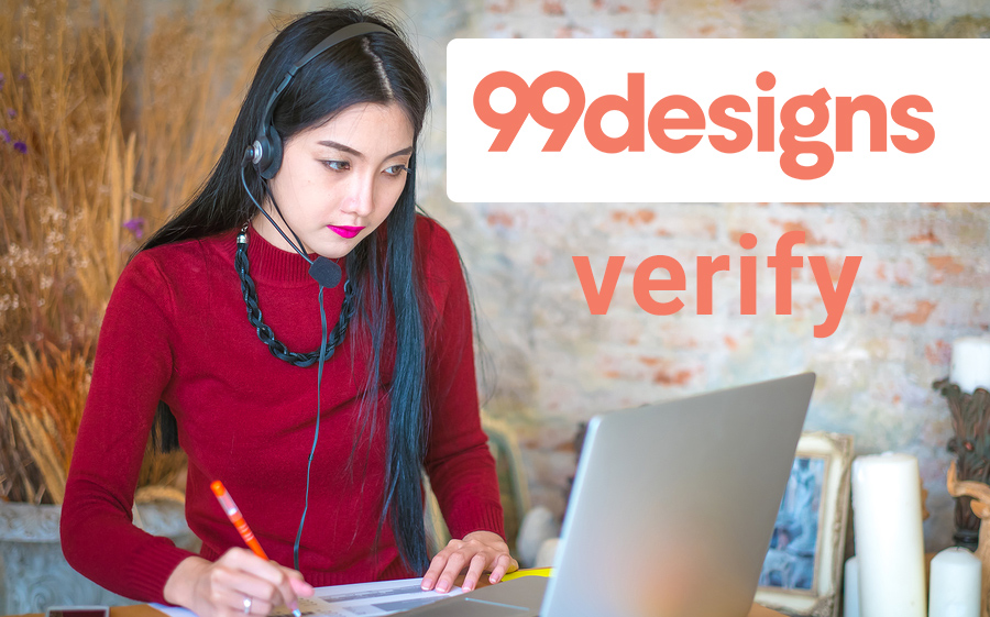 وریفای سایت 99designs با پاسپورت ایرانی