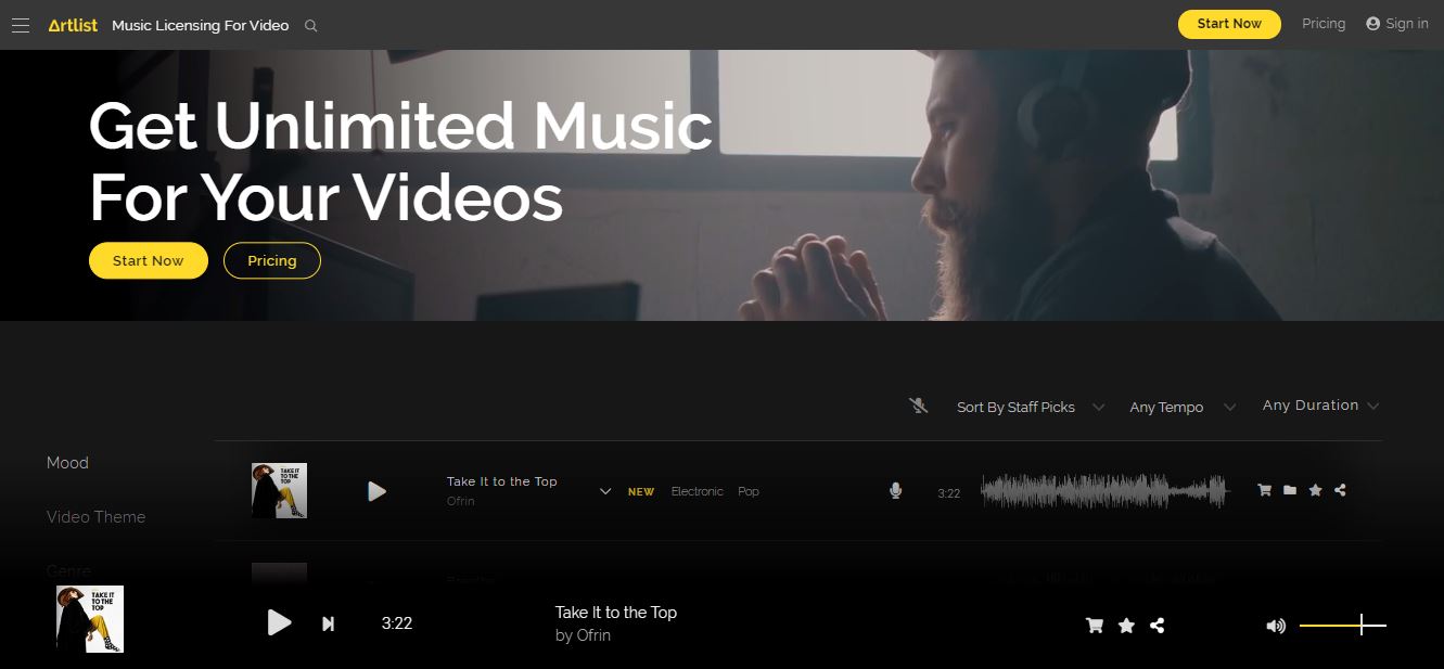 دلار از فروش موسیقی زمینه