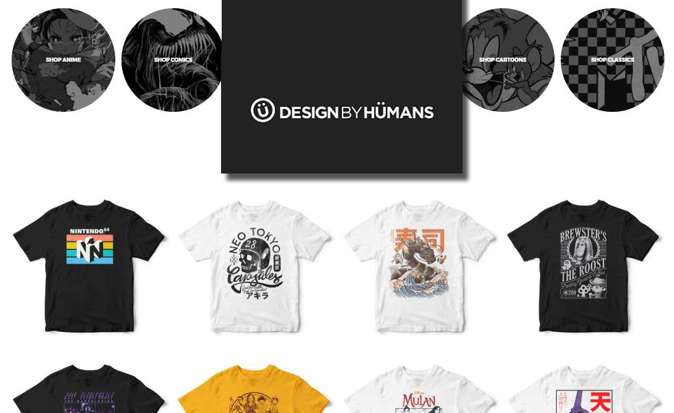 سایت Design by Humans