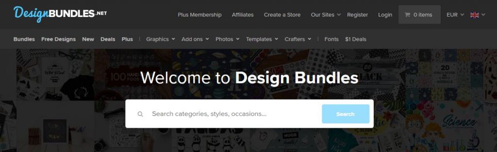 سایت Design Bundles