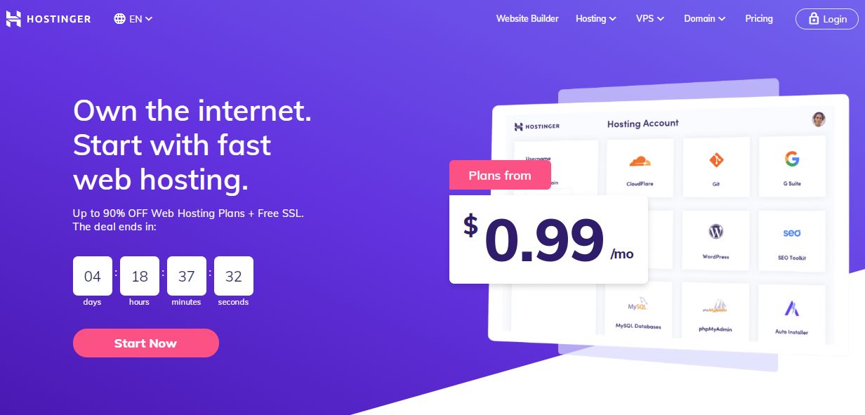 هاستینگ سایت Hostinger