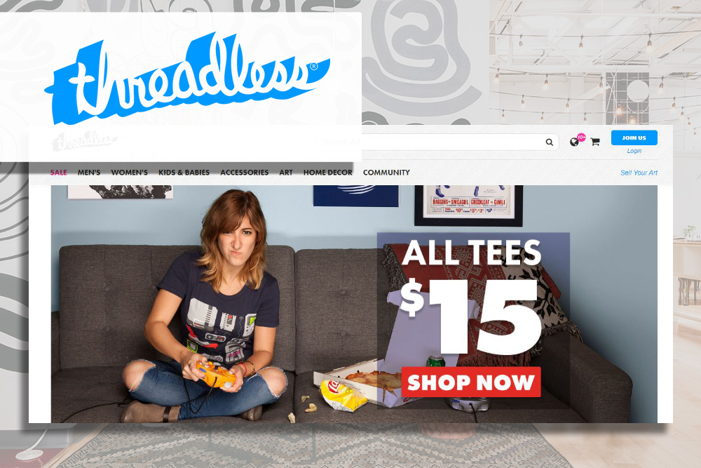 کسب درآمد ارزی از سایت Threadless چیست