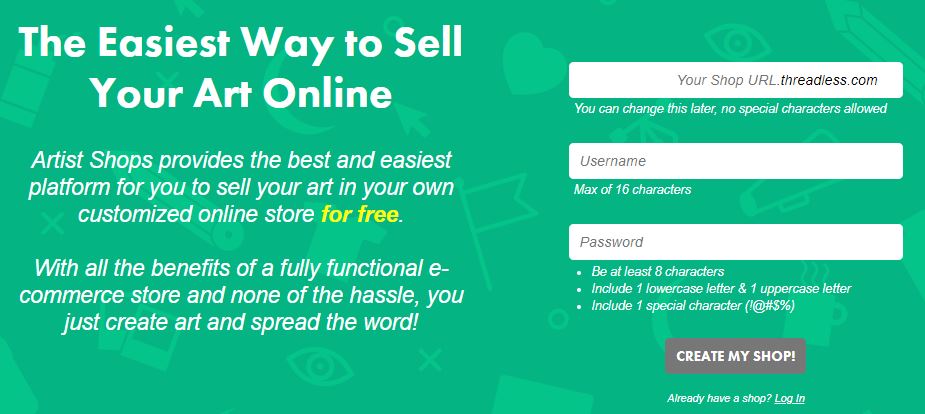 فروش درآمد ارزی از سایت Threadless