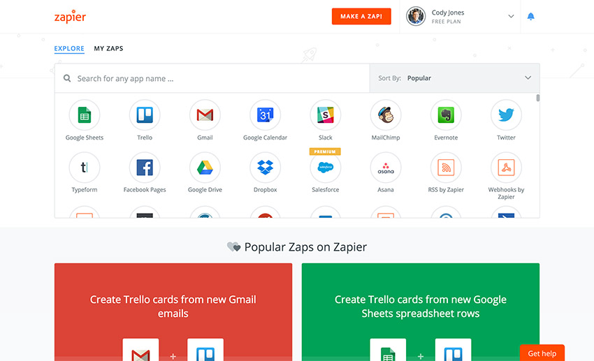 جیمیل زپیر Zapier چیست