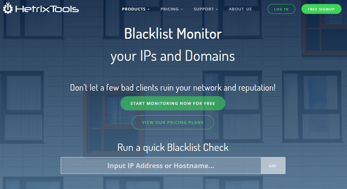 اسپم و حذف آلودگی سرور با سایت HetrixTools