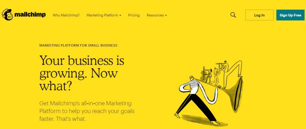 امکان پرداخت هزینه میل چیمپ MailChimp