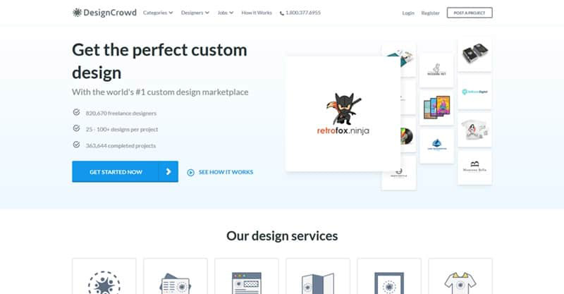 تفاوت 99designs با Designcrowd نقد