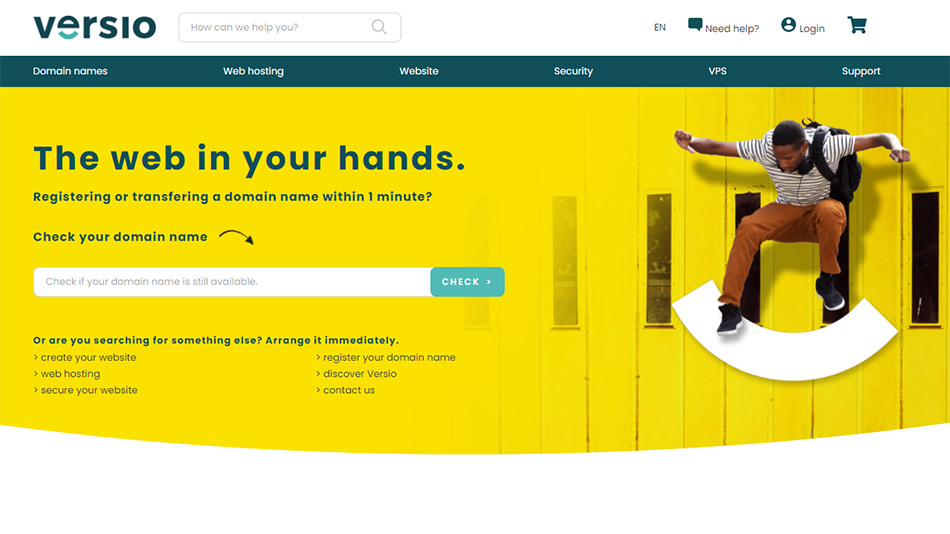 خرید دامین از سایت Versio