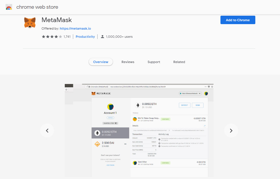نصب کیف پول متا ماسک Metamask