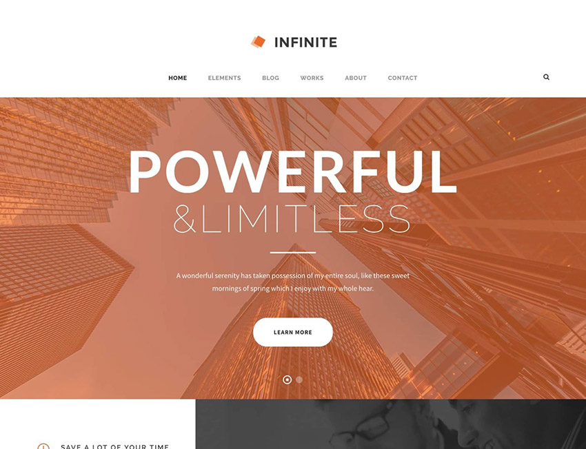 بهترین قالب های وردپرس حوزه مالی Infinite