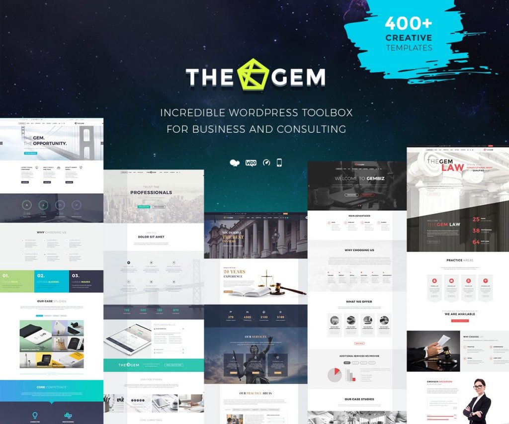 بهترین قالب های وردپرس حوزه مالی TheGem