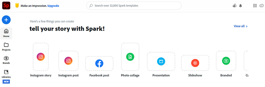 Adobe Spark چیست امکانات