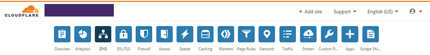 تنظیمات ت راهنمای استفاده از Cloudflare (کلودفر)