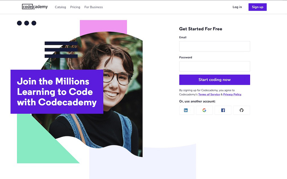 دوره های آموزش رایگان برنامه نویسی Codecademy