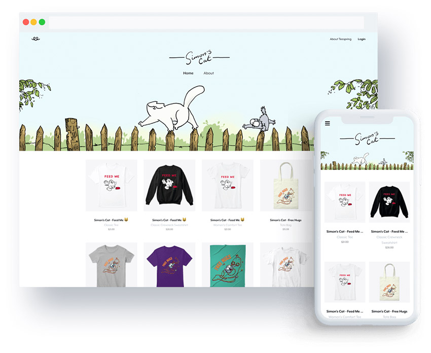 کسب درآمد ارزی از سایت Teespring تی شرت