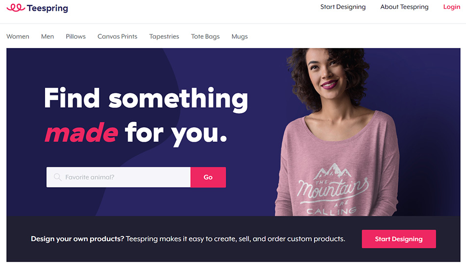 کسب درآمد ارزی از سایت Teespring