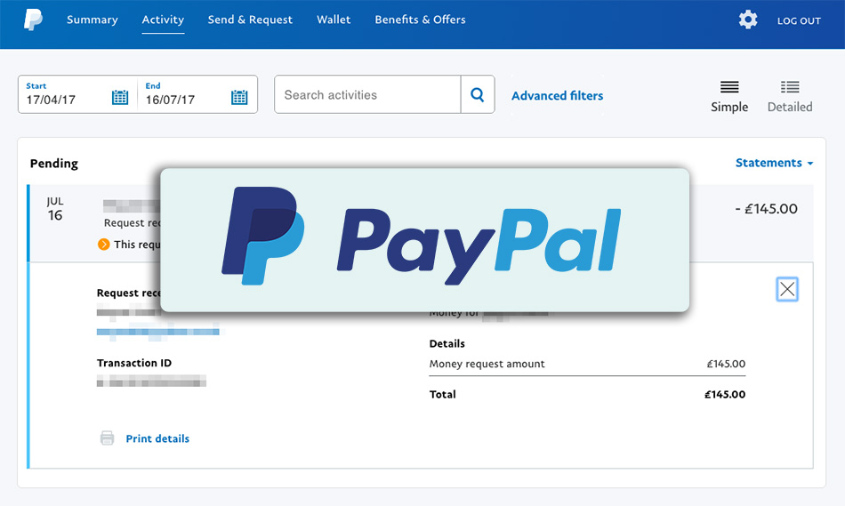 ایجاد فاکتور (invoice) در پی پال