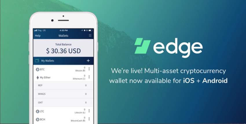 بهترین کیف پول ریپل edge wallet