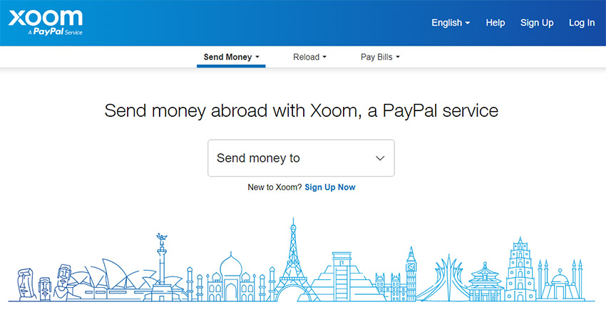 سیستم انتقال پول xoom سایت