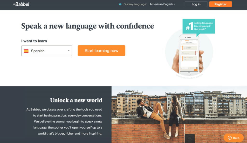 یادگیری زبان با برنامه Babbel