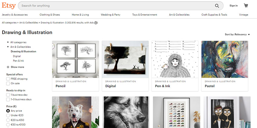 بهترین روش های کسب درآمد از Etsy دیجیتال