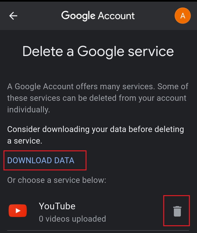 نحوه حذف حساب YouTube در پلتفرم های مختلف ۳