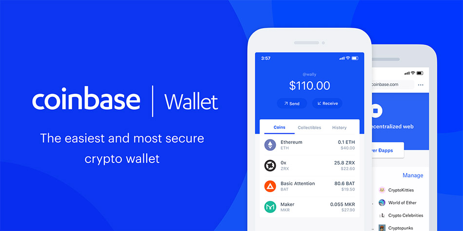 5 معرفی کیف پول کوین بیس (Coinbase Wallet)