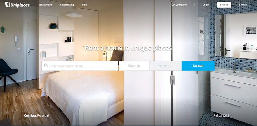 سایت Uniplaces اقامت