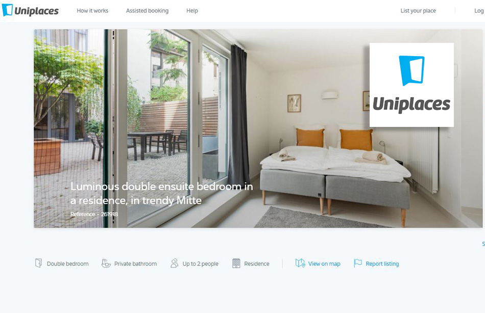 سایت Uniplaces رزرو اقامت اروپا