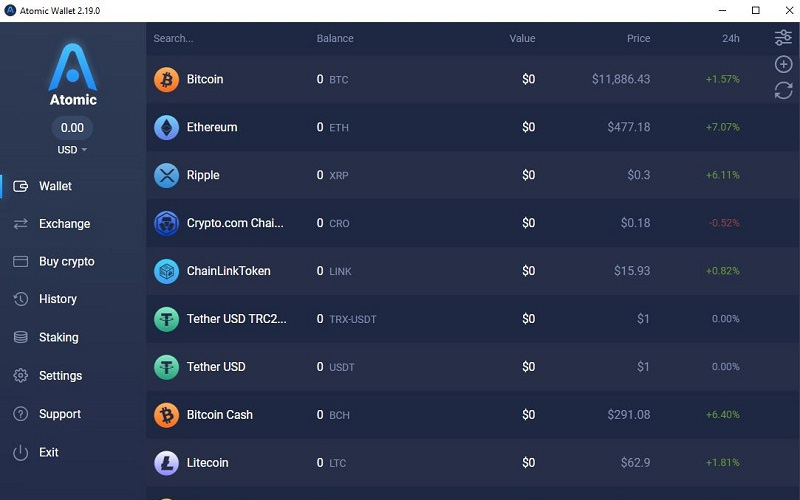 کیف پول اتمیک آموزش Atomicwallet